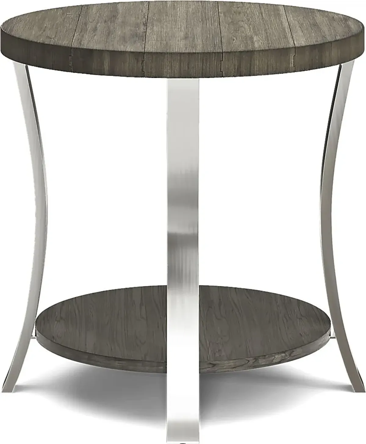 Arland Brown Round End Table