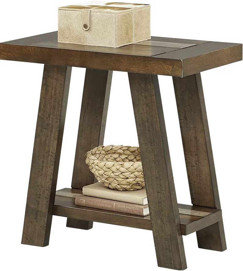 Cedar Creek Brown Chairside Table