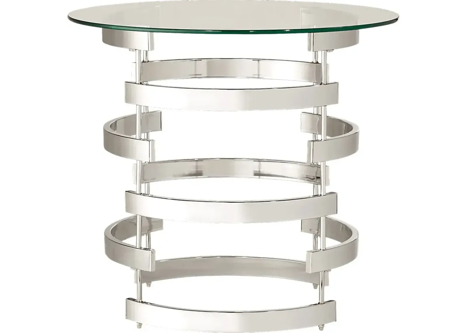 Wending Silver Side Table