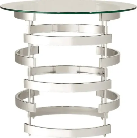 Wending Silver Side Table