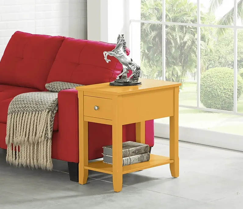 Ardale Yellow Accent Table