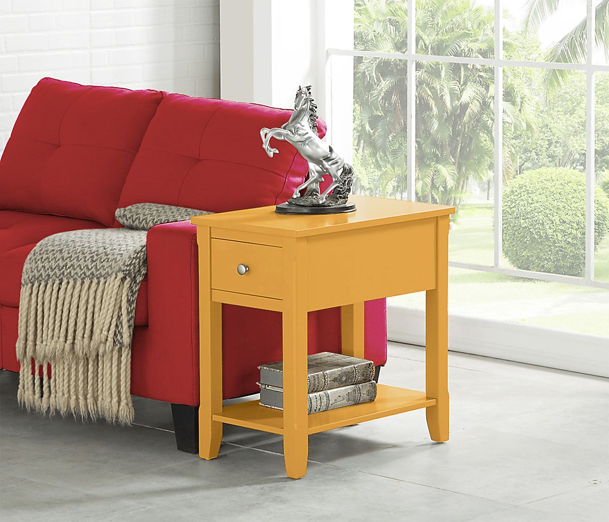 Ardale Yellow Accent Table