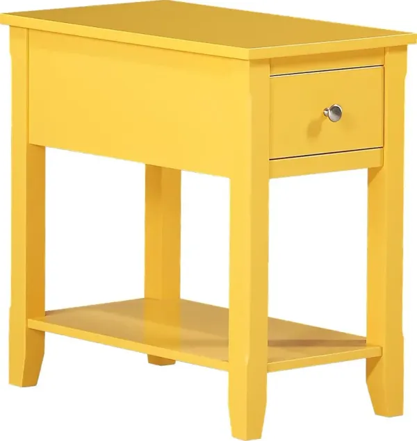 Ardale Yellow Accent Table