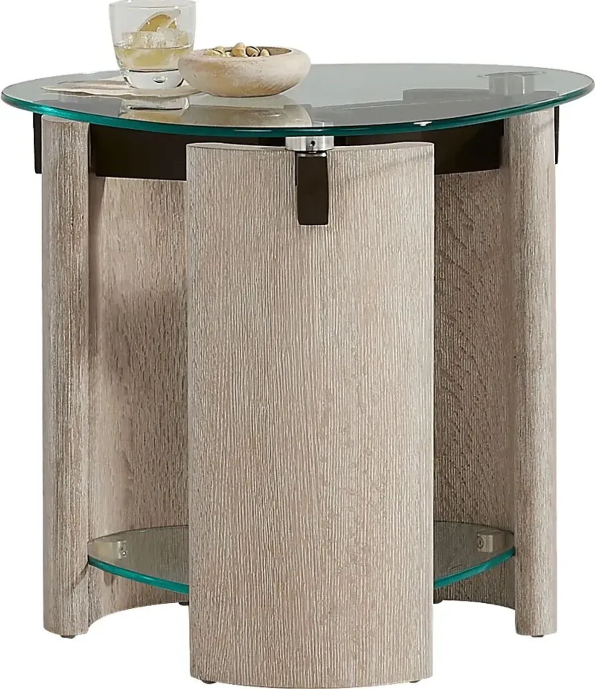 Giannis Brown End Table