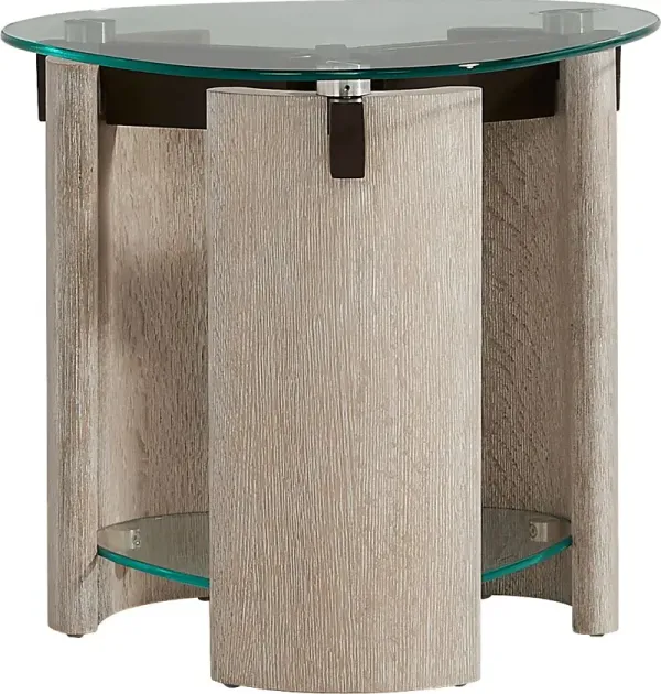 Giannis Brown End Table