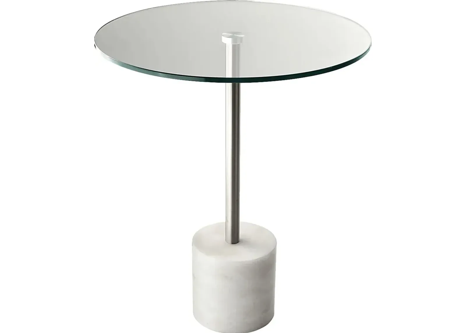 Brimson White Accent Table