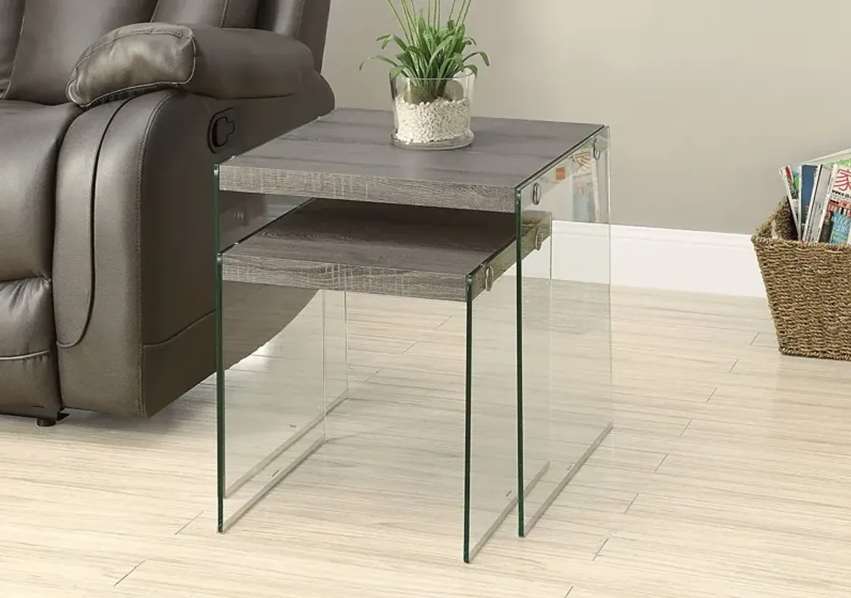 Housely Taupe Nesting Tables