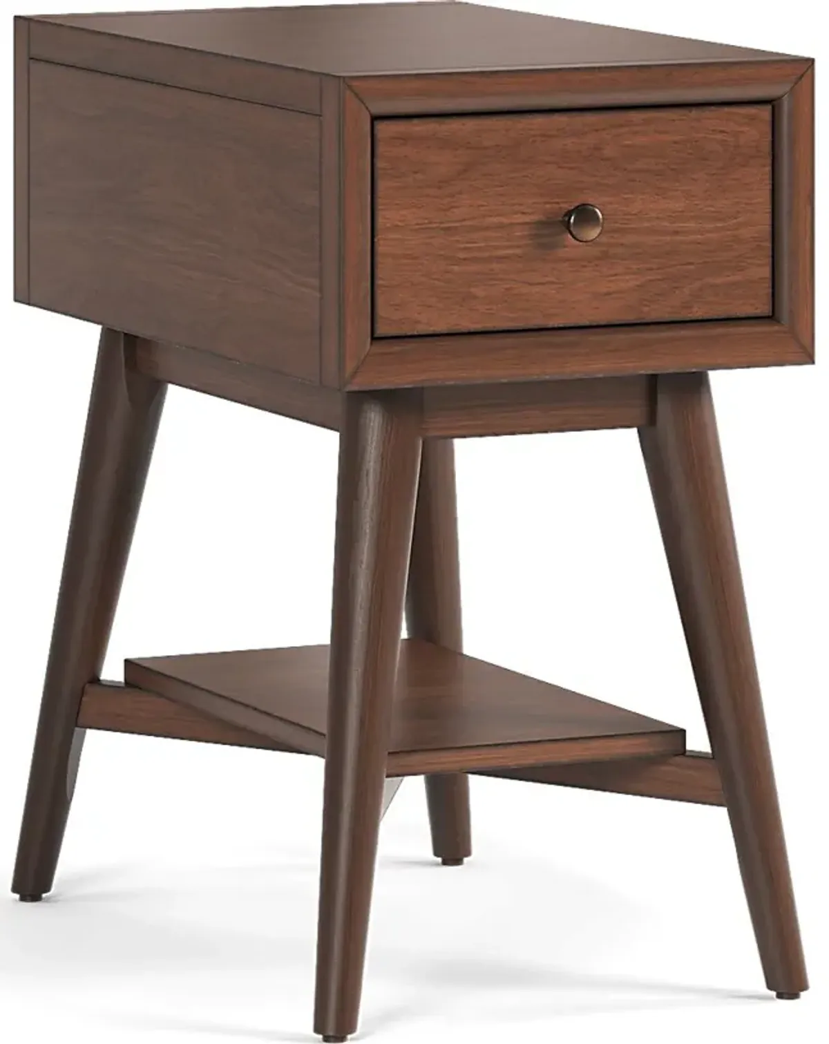 Greyson Brown Cherry Chairside Table