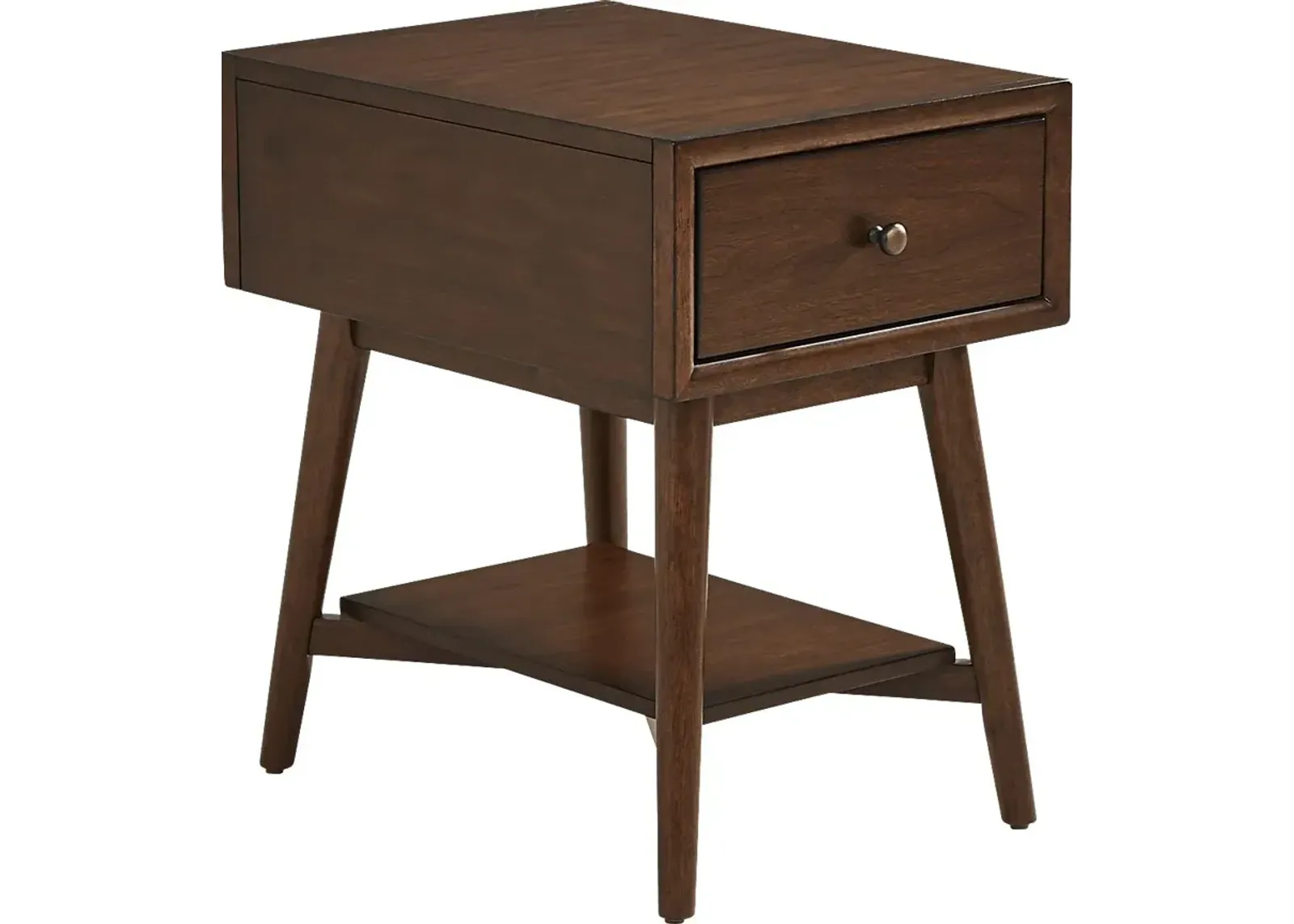 Greyson Brown Cherry Chairside Table