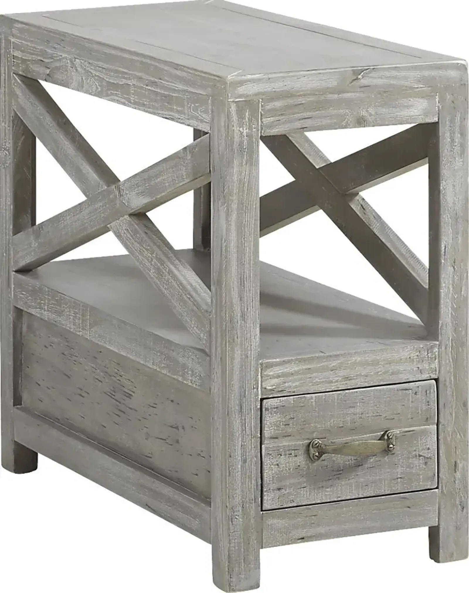 Savenay Gray Chairside Table