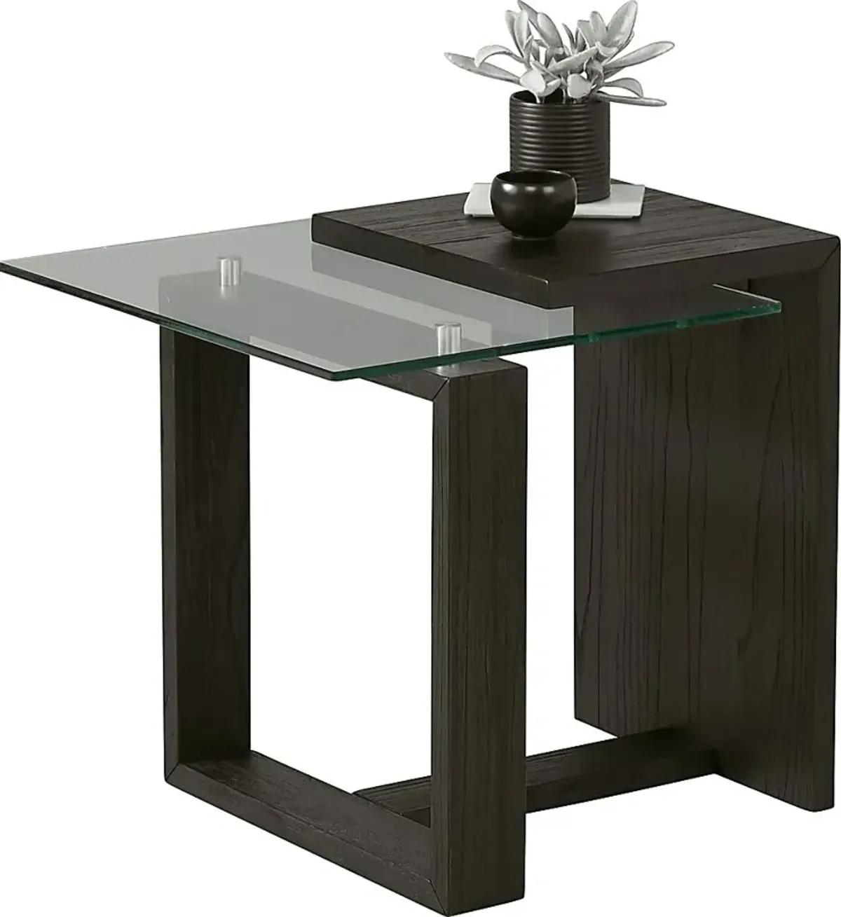 Cailee Black End Table