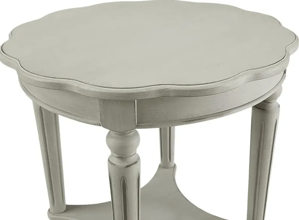 Fordon Light Gray Accent Table