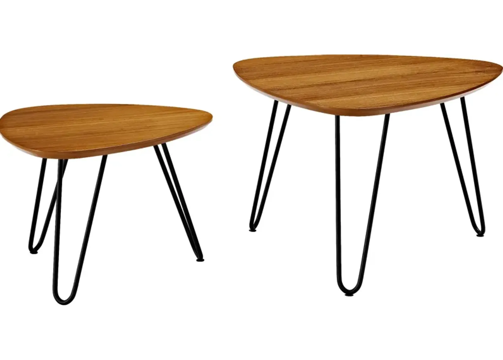 Druelle Walnut Nesting Tables, Set of 2