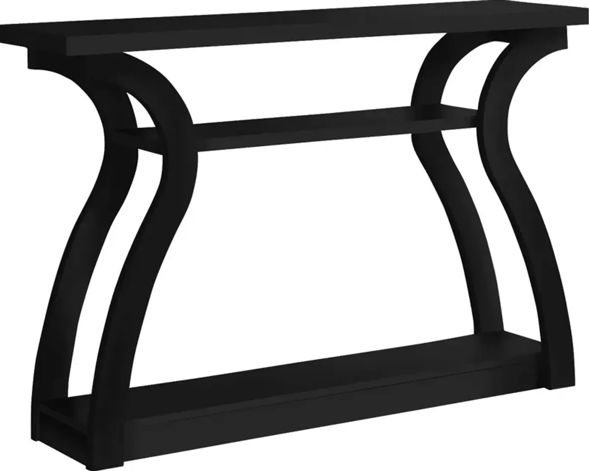 Aldworth Black Sofa Table