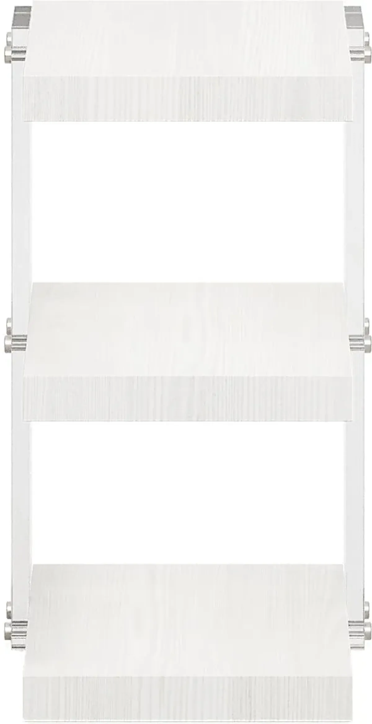 Aruba White Chairside Table