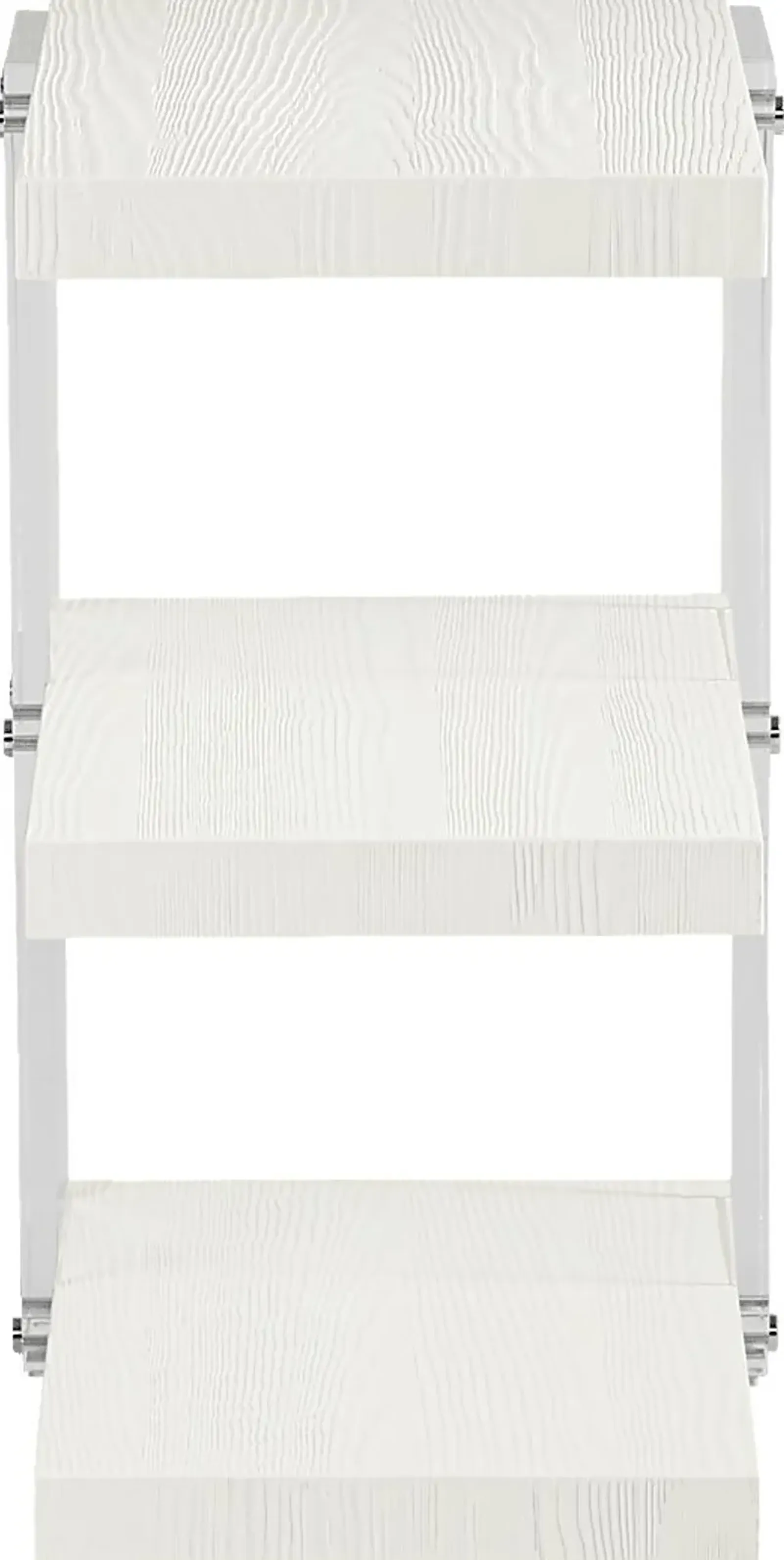 Aruba White Chairside Table