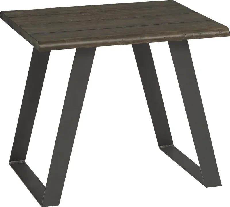 Aden Dark Brown End Table