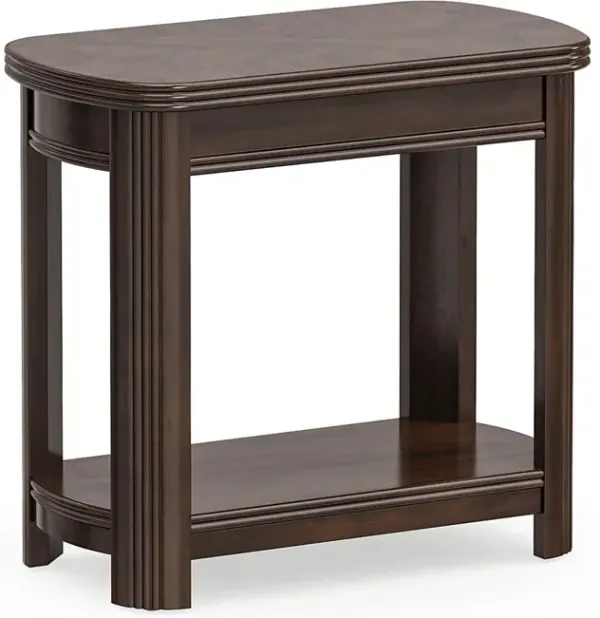 Sedalia Merlot Chairside Table