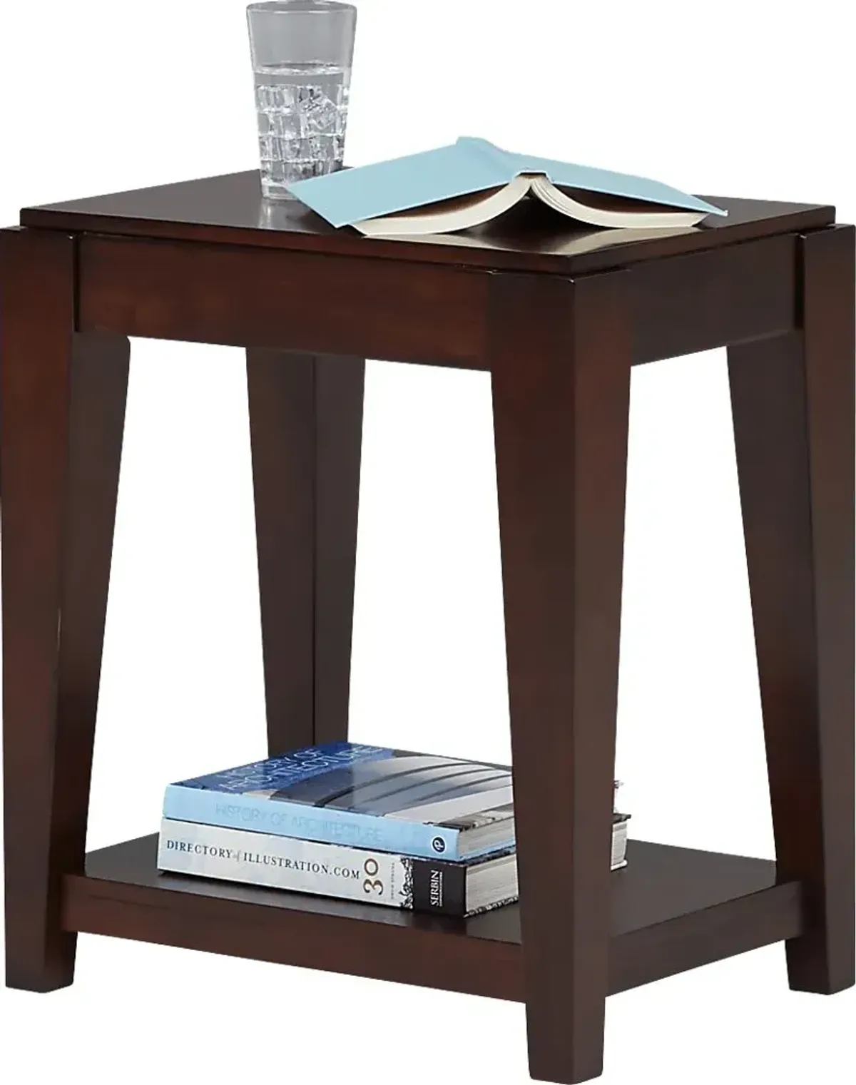 Cassara Cherry Chairside Table