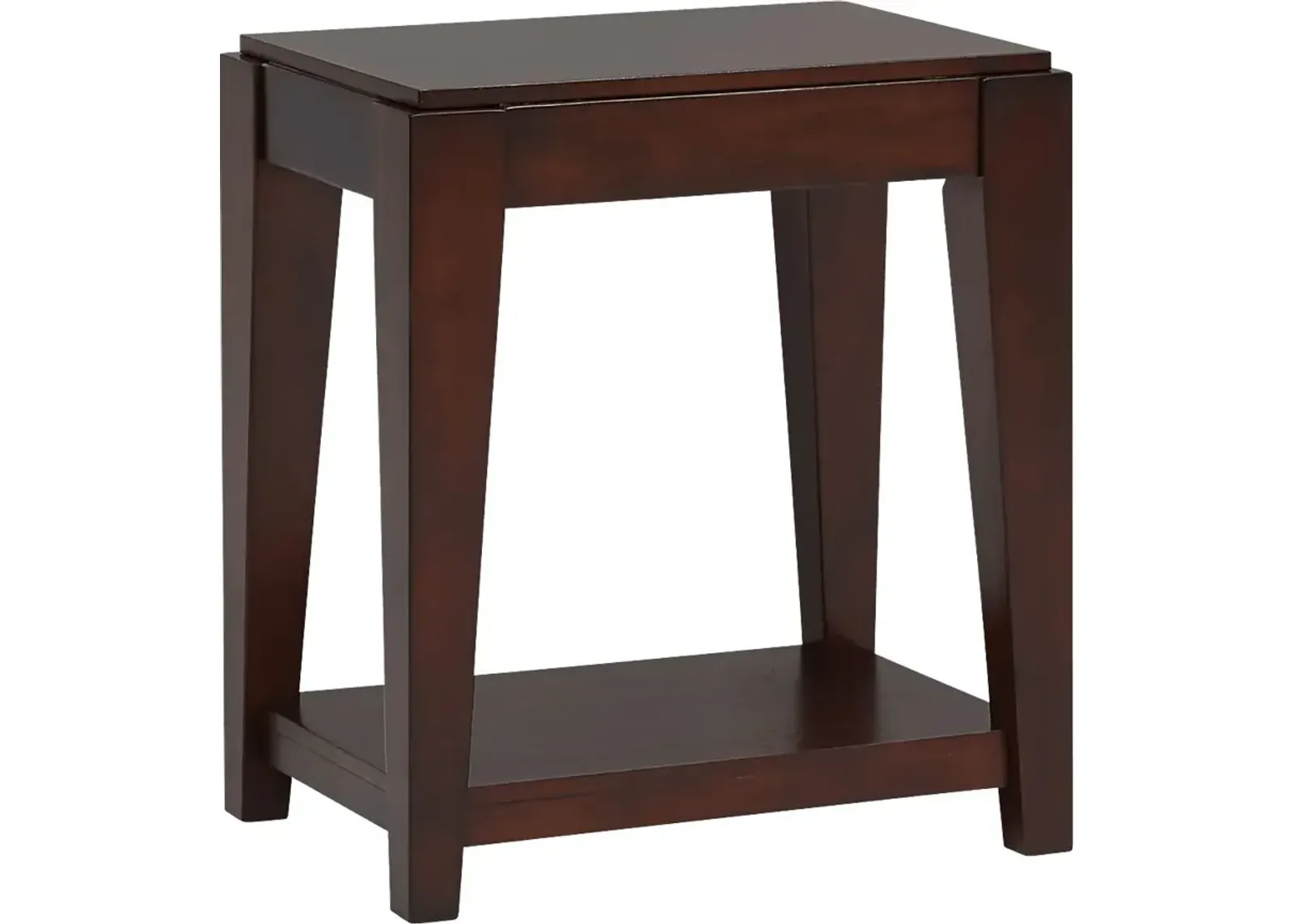 Cassara Cherry Chairside Table