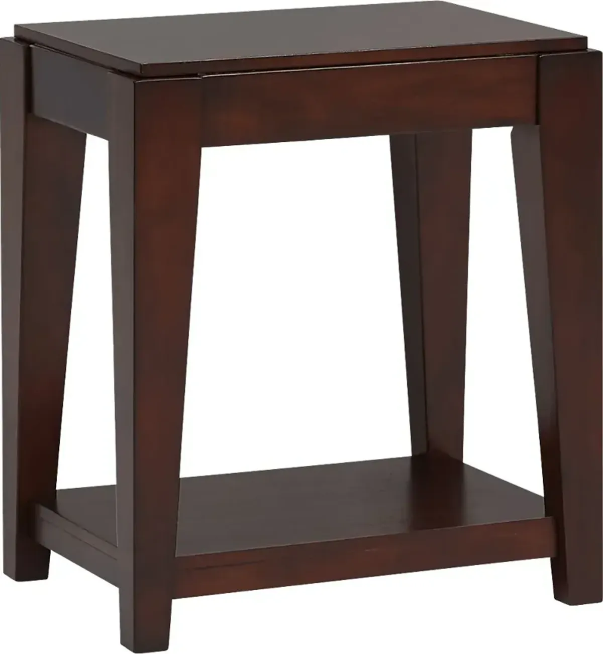 Cassara Cherry Chairside Table