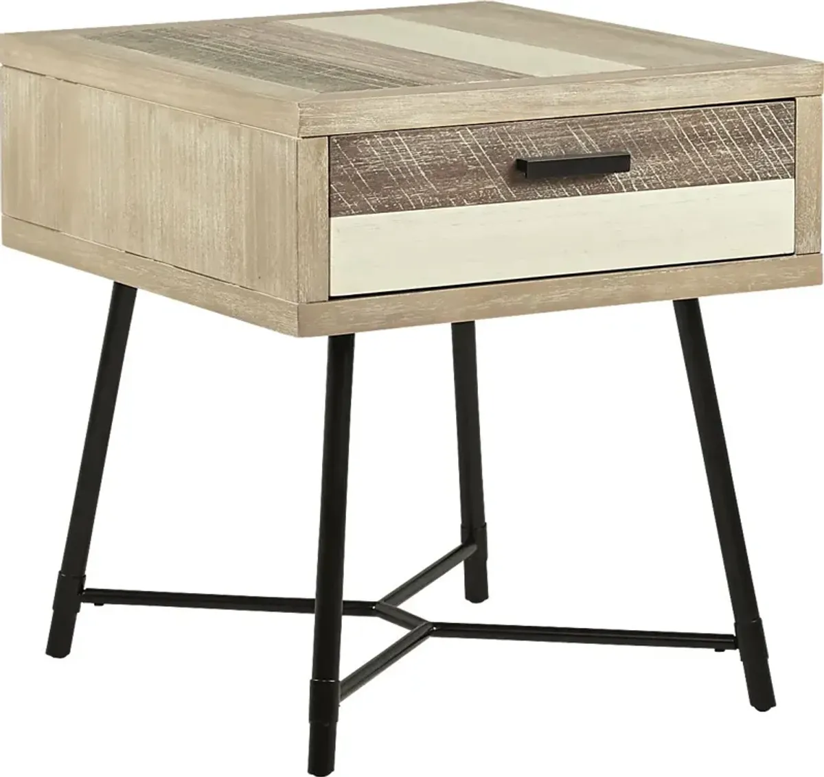 Midtown Loft Natural End Table