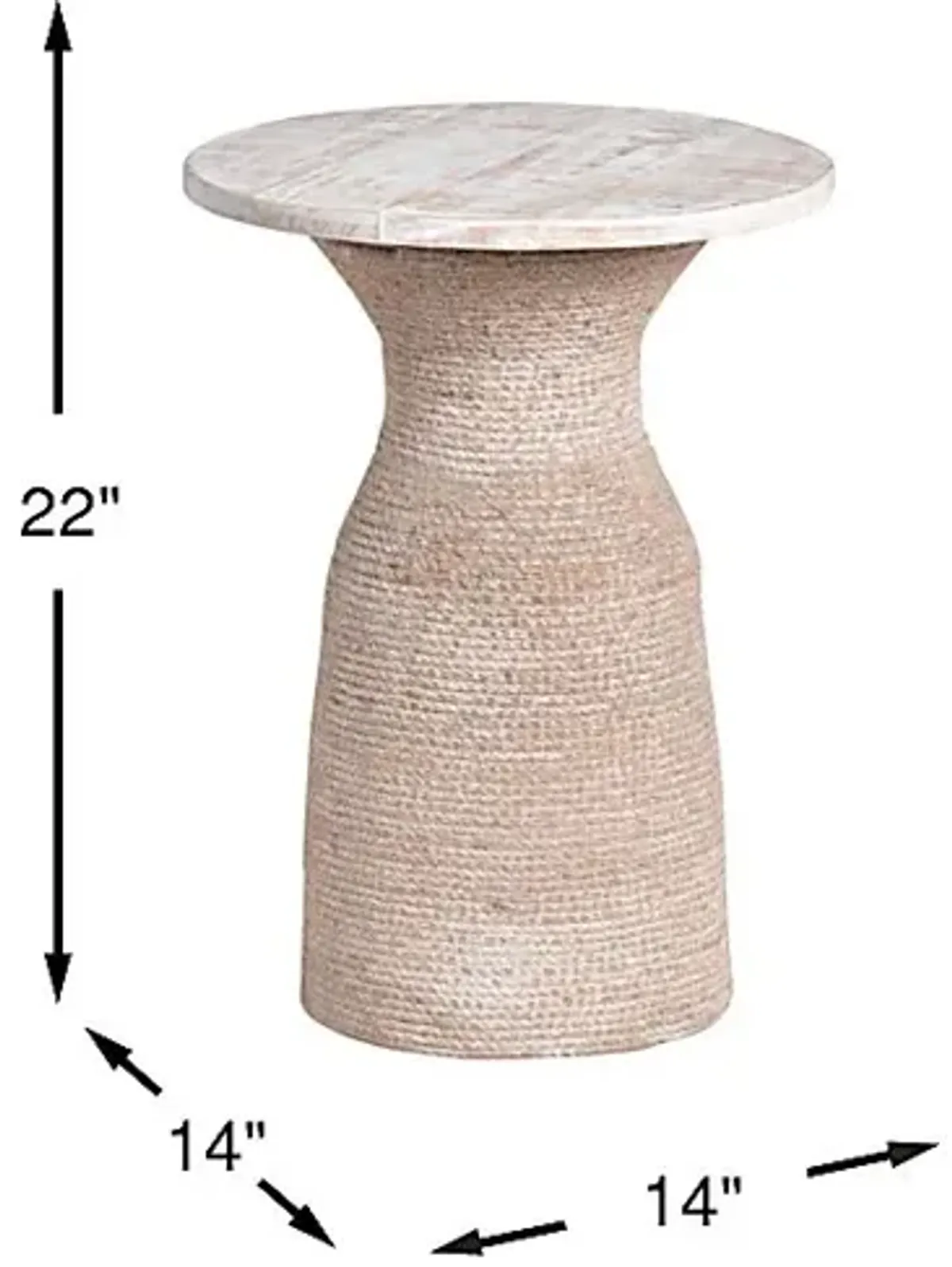 Elysium Natural Side Table