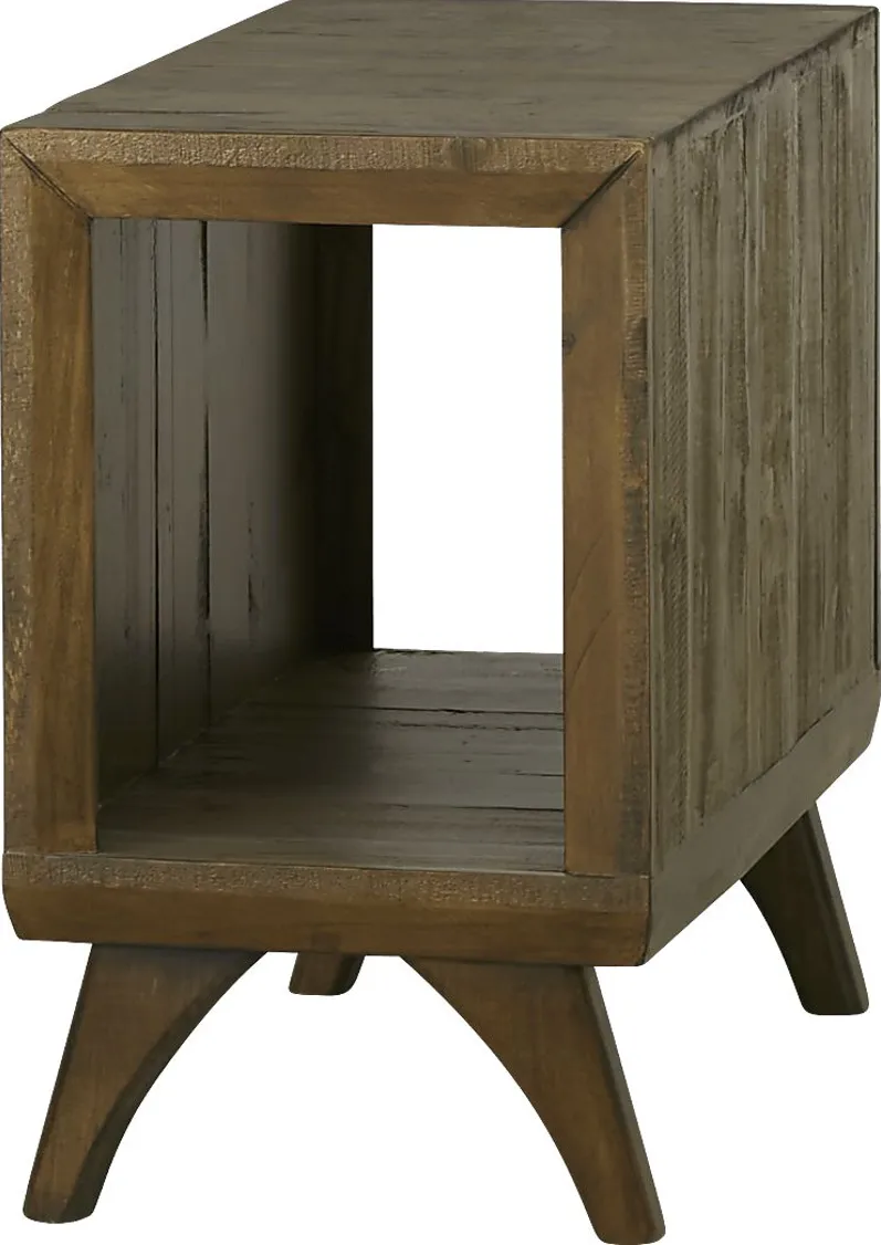 Long Valley Brown Chairside Table