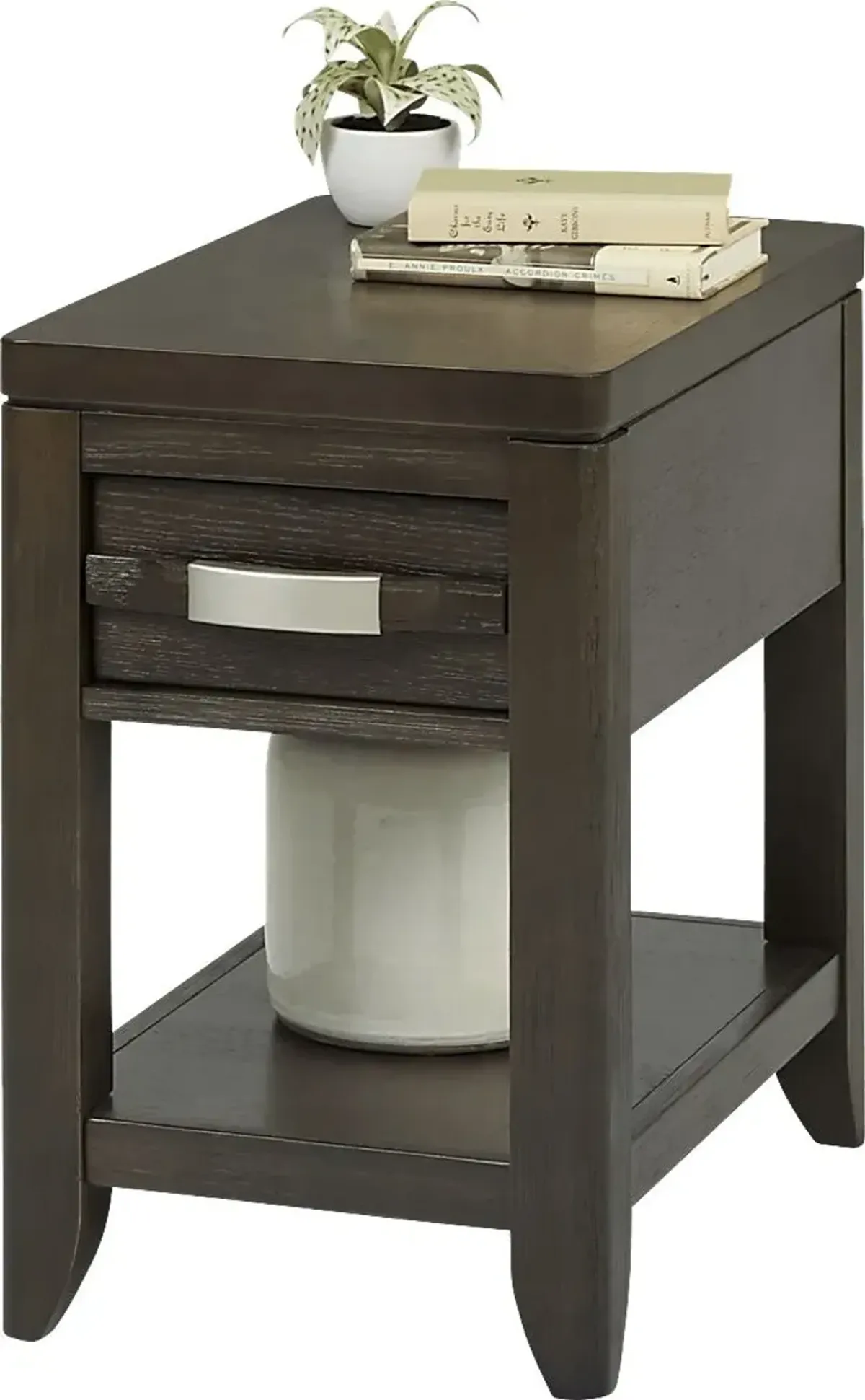 Niccolo Brown Chairside Table