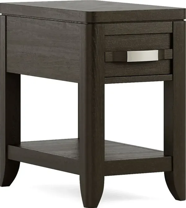 Niccolo Brown Chairside Table