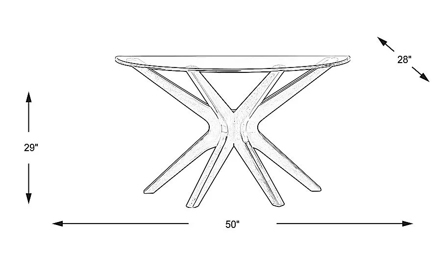 Edina Cherry Sofa Table