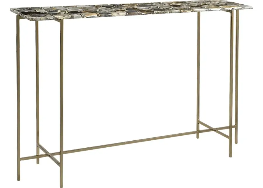 Alamein Brass Sofa Table