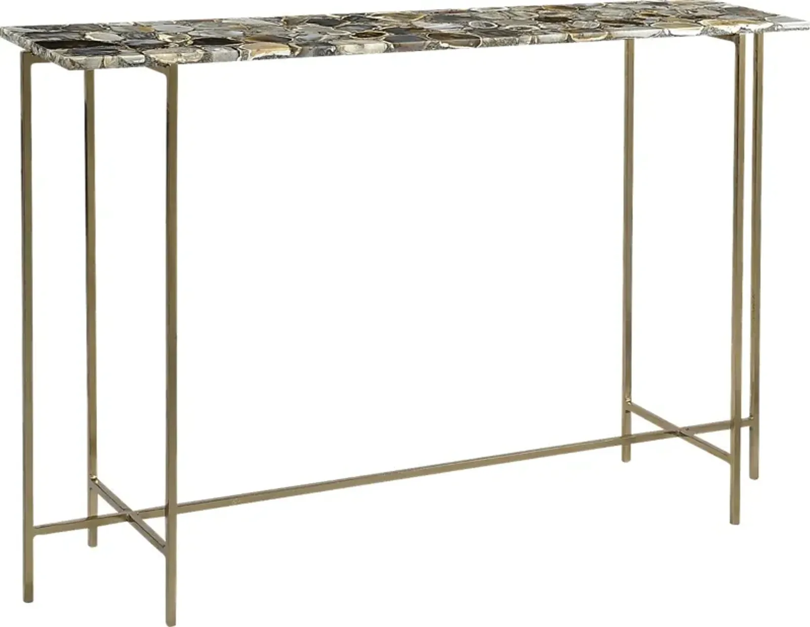 Alamein Brass Sofa Table