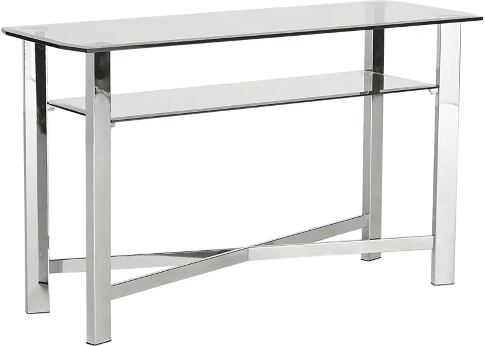 Teagan Chrome Sofa Table