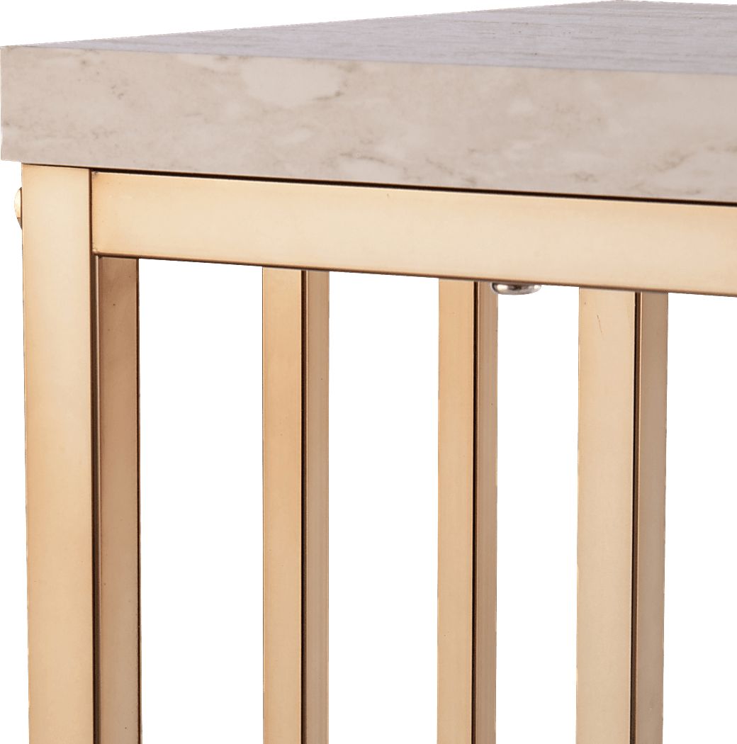 Bronton Gold Console Table