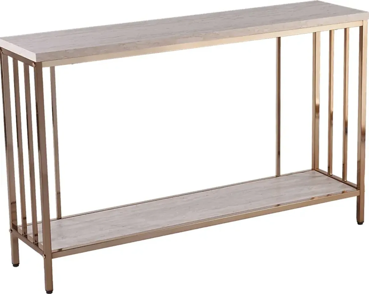 Bronton Gold Console Table