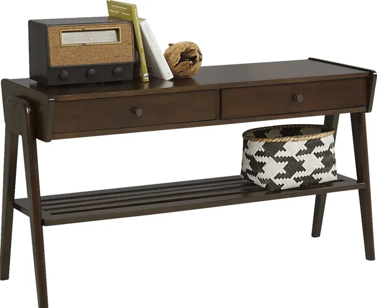 Valloria Brown Sofa Table