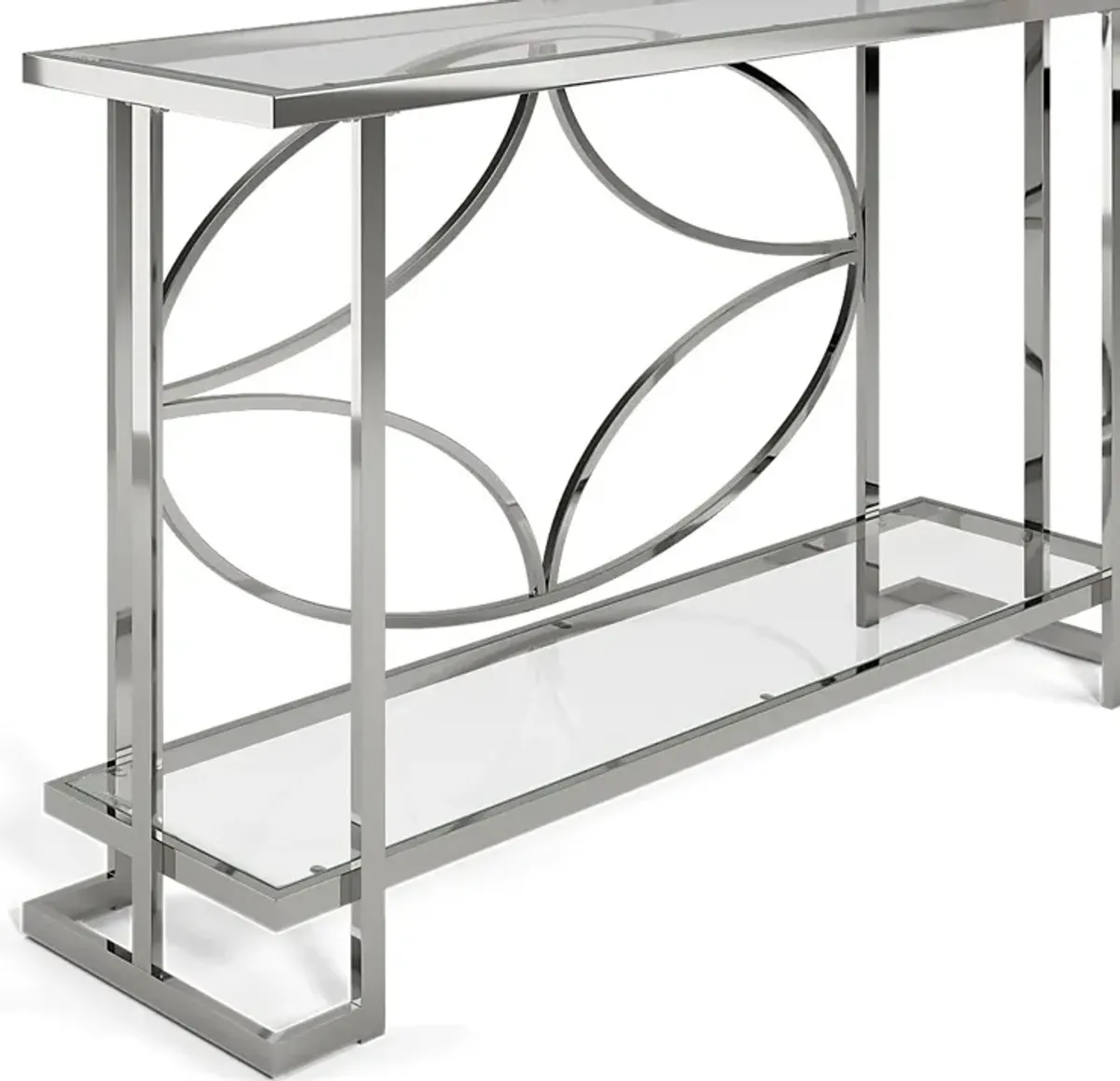 Nadine Silver Sofa Table