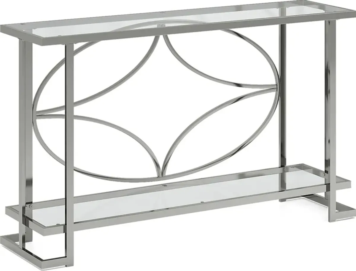 Nadine Silver Sofa Table