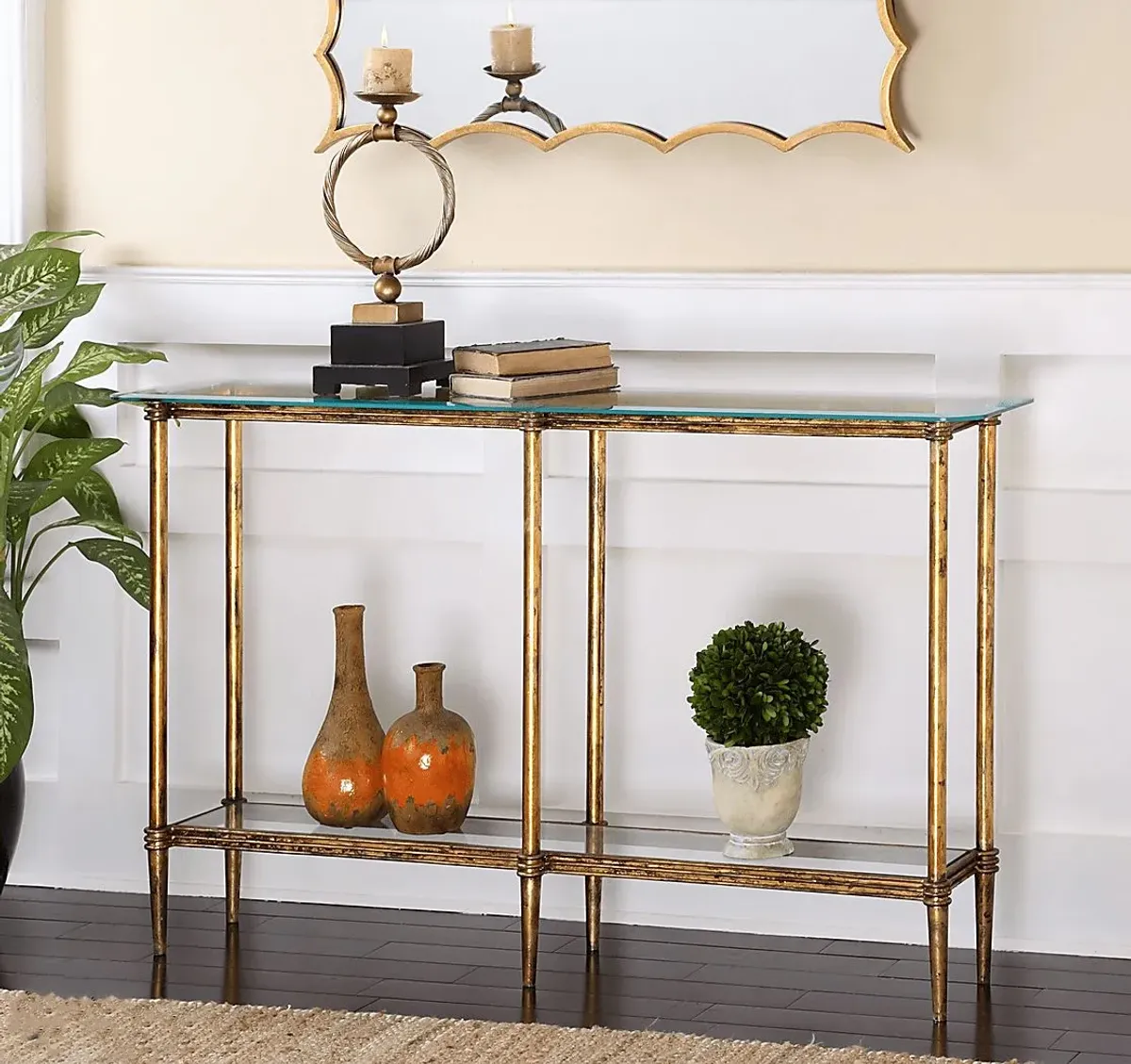 Extine Gold Sofa Table