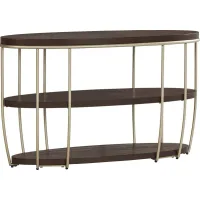 Prospect Heights Brown Cherry Sofa Table