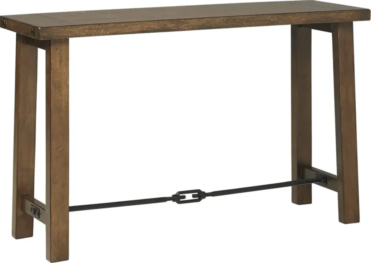 South River Brown Sofa Table