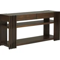 Camellia Brown Cherry Console Table