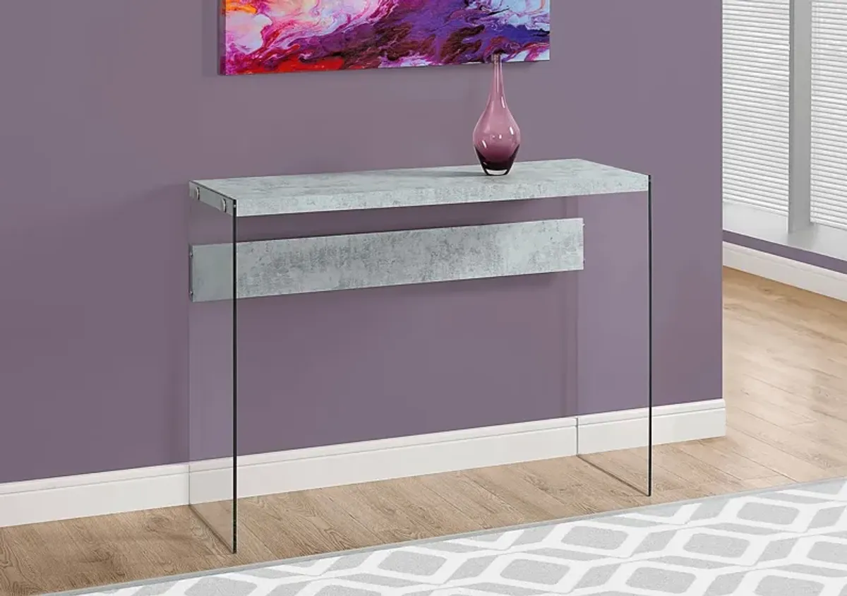 Housely Gray Console Table