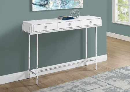 Ezell White Console Table