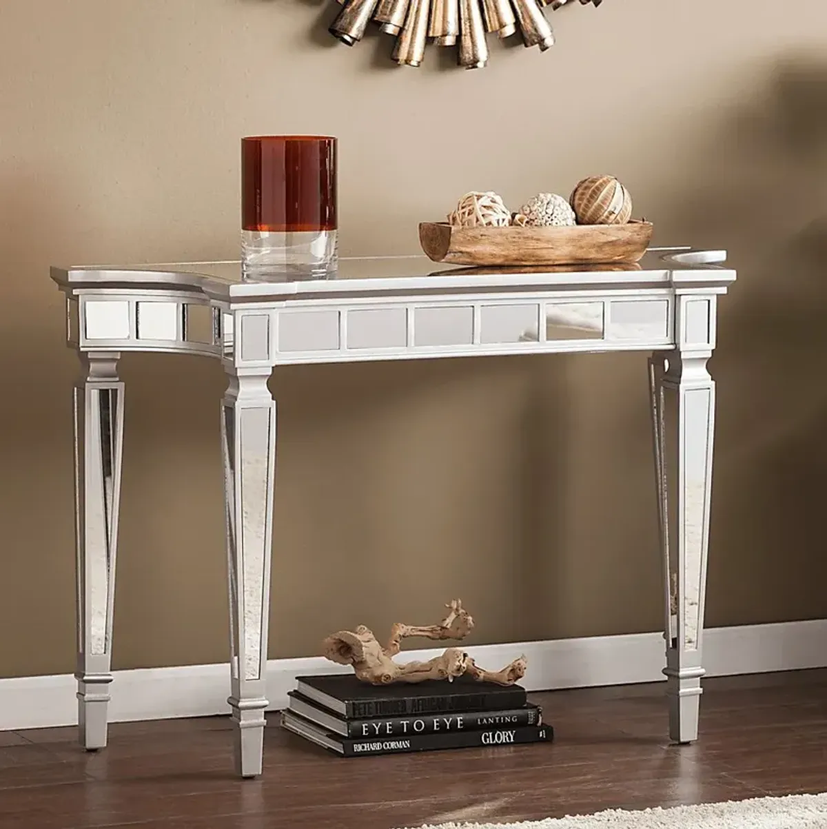 Gitre Silver Console Table