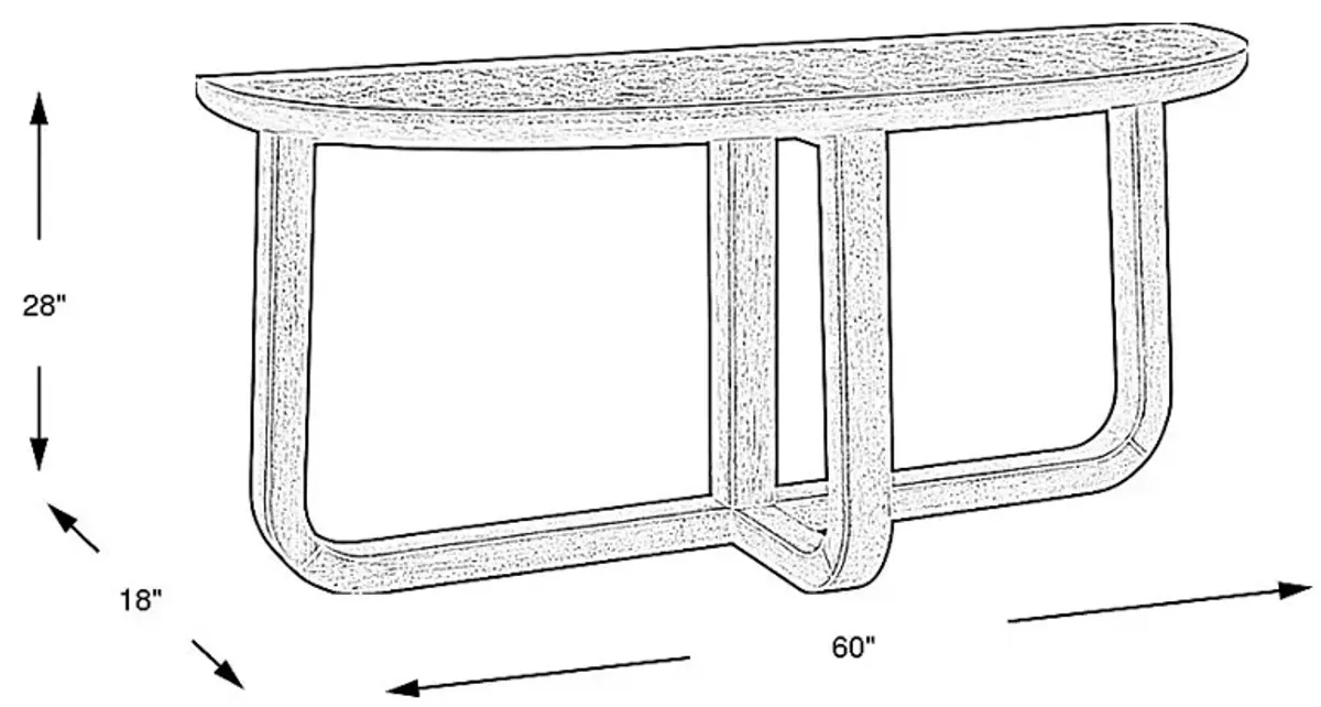 Canyon Sand Sofa Table