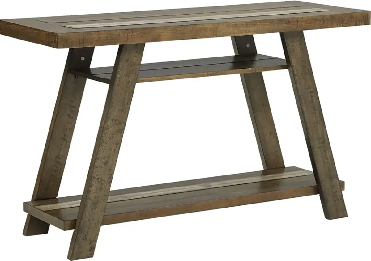 Cedar Creek Brown Sofa Table