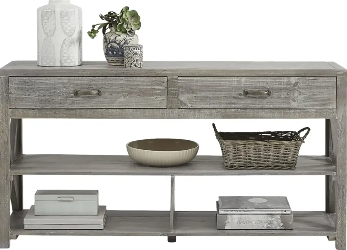 Savenay Gray Sofa Table