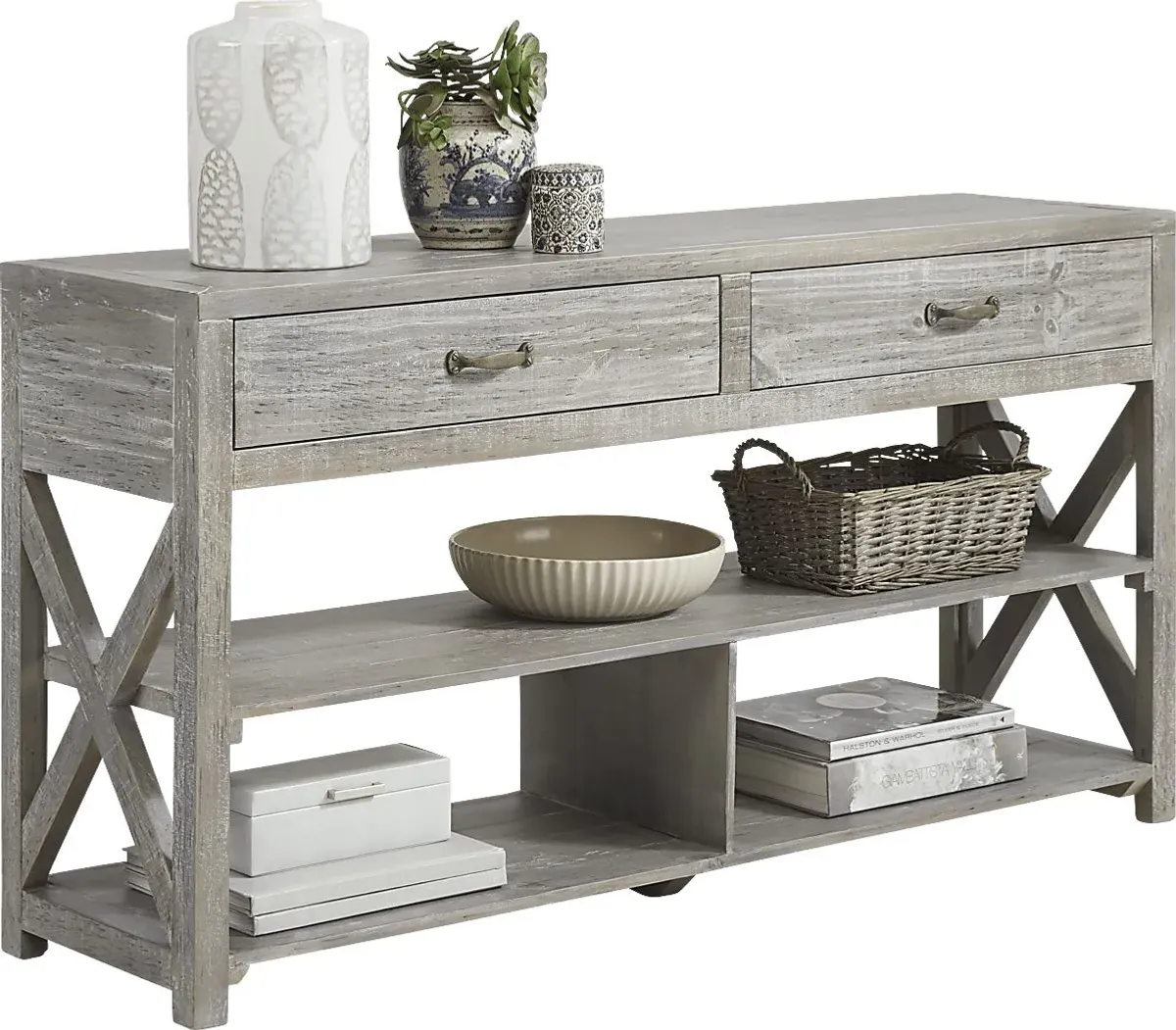Savenay Gray Sofa Table